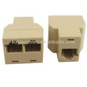 Kleiner CAT 5 6 LAN Ethernet RJ45 Splitter Adapter